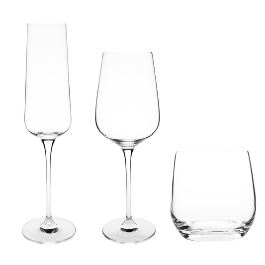 Olympia Claro Crystal Serve Like a Pro Glassware Set • PAS-SA643