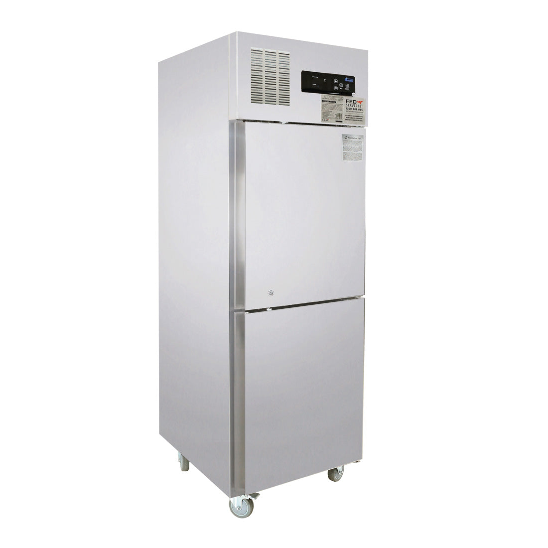 SUC500 TROPICAL Thermaster 2 x Half door SS Fridge GRS-SUC500