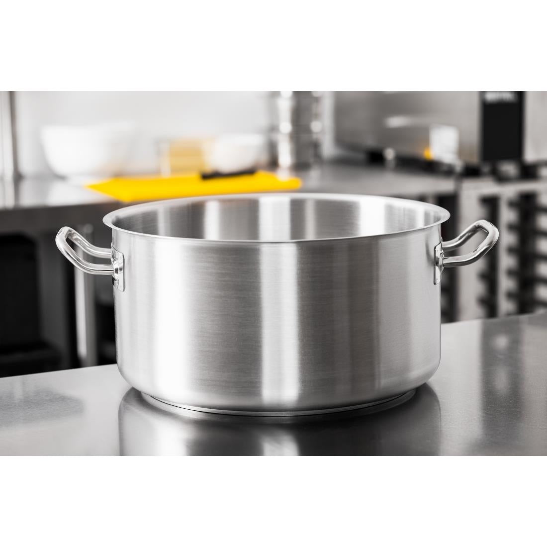 Vogue Stainless Steel Stew Pan 360mm • PAS-T088