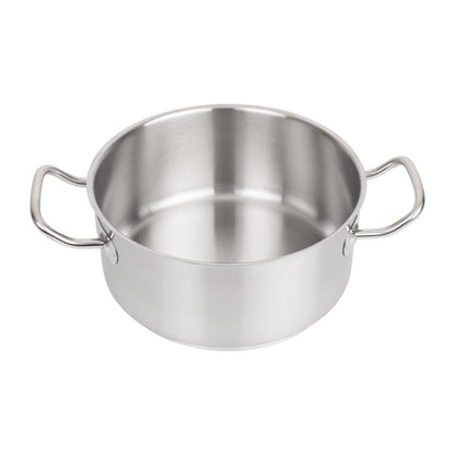 Vogue Stainless Steel Casserole Pan 240mm • PAS-T149
