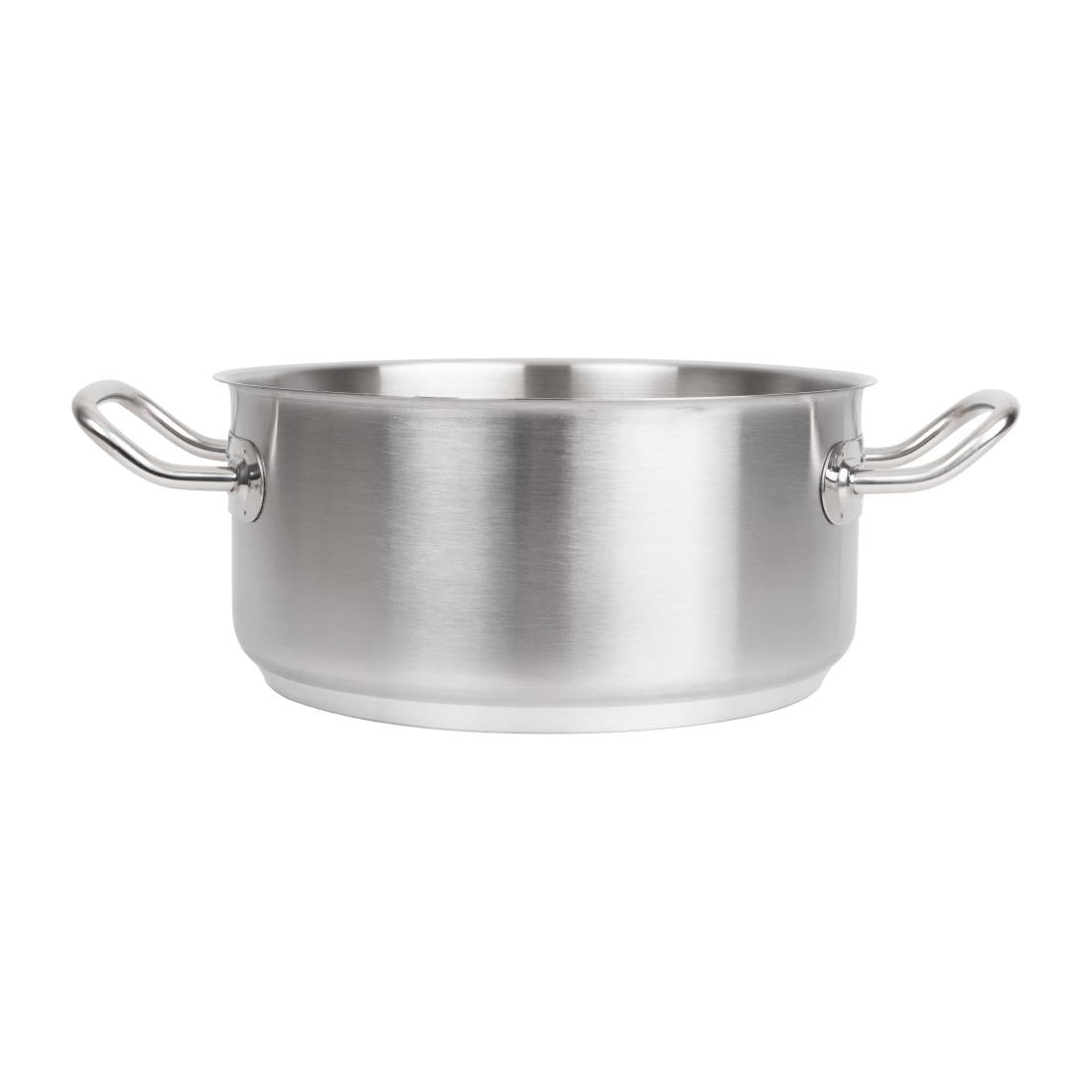 Vogue Stainless Steel Casserole Pan 240mm • PAS-T149