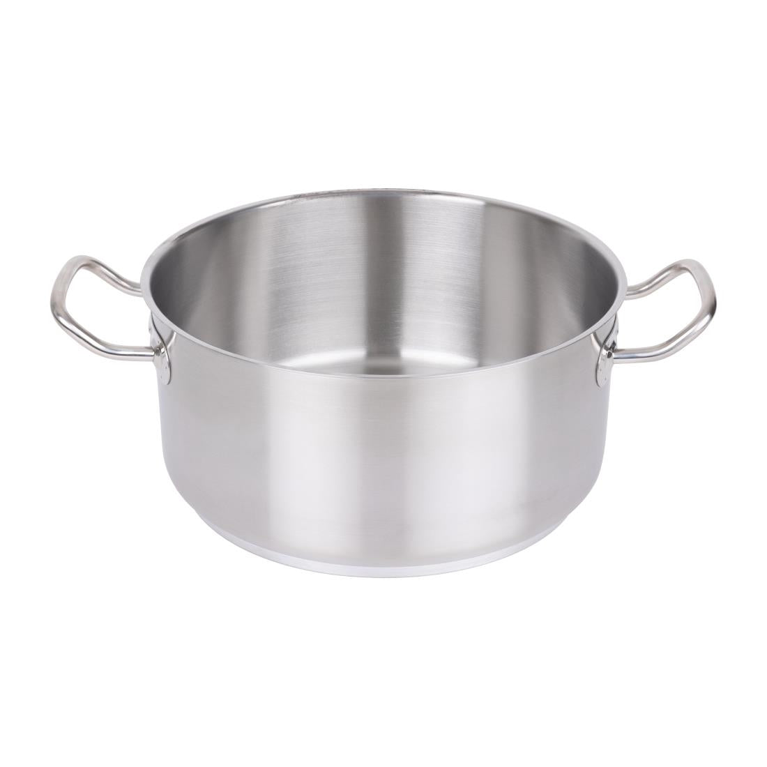 Vogue Stainless Steel Casserole Pan 280mm • PAS-T177
