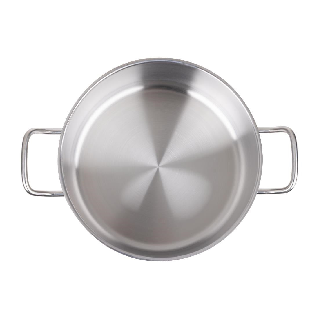 Vogue Stainless Steel Casserole Pan 280mm • PAS-T177