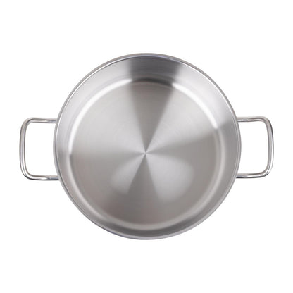 Vogue Stainless Steel Casserole Pan 280mm • PAS-T177