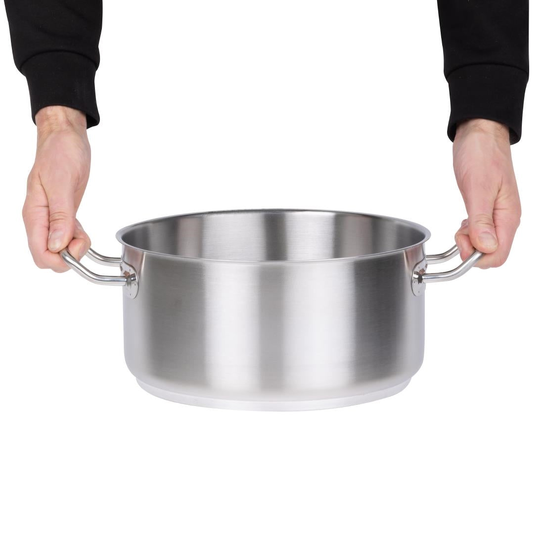 Vogue Stainless Steel Casserole Pan 280mm • PAS-T177
