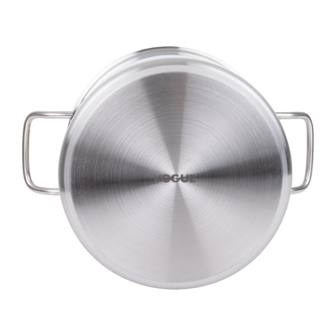 Vogue Stainless Steel Deep Stock Pot 240mm • PAS-T192