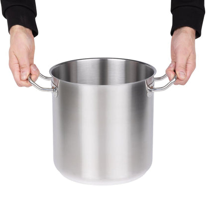 Vogue Stainless Steel Deep Stock Pot 240mm • PAS-T192