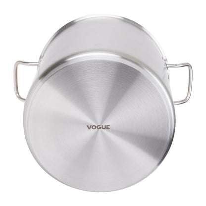 Vogue Stainless Steel Deep Stock Pot 300mm • PAS-T193