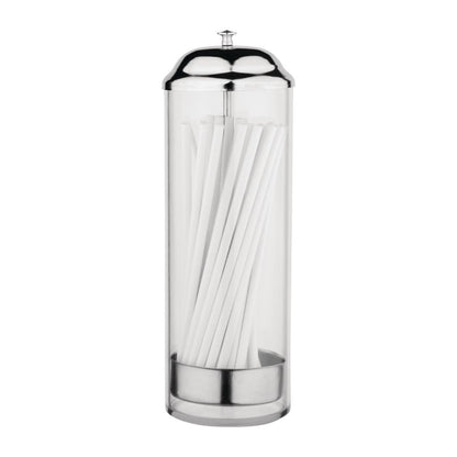 Olympia Plastic Straw Dispenser (90(Ø)x270(H)mm) • PAS-T267