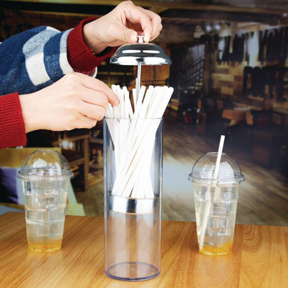 Olympia Plastic Straw Dispenser (90(Ø)x270(H)mm) • PAS-T267