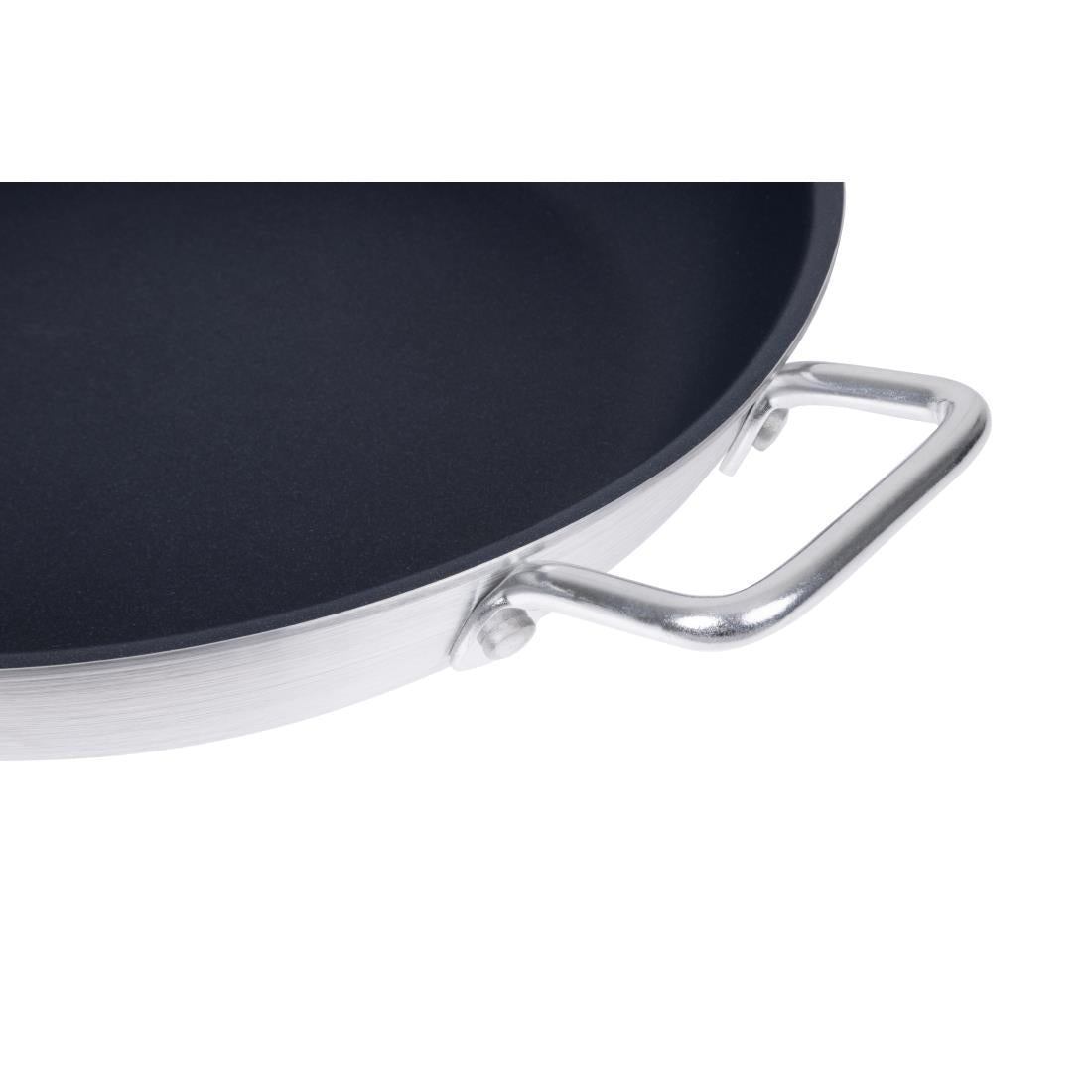 Vogue Aluminium Non-stick Teflon Platinum Plus Paella Pan 35cm • PAS-HT990