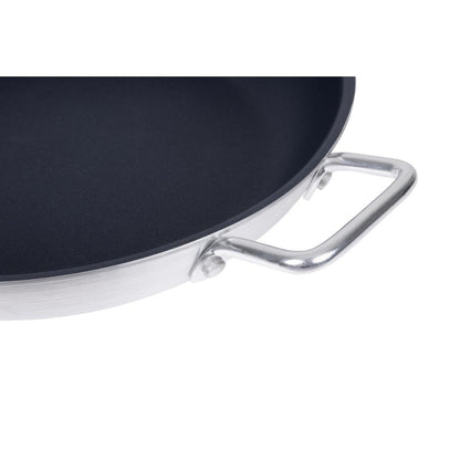 Vogue Aluminium Non-stick Teflon Platinum Plus Paella Pan 35cm • PAS-HT990