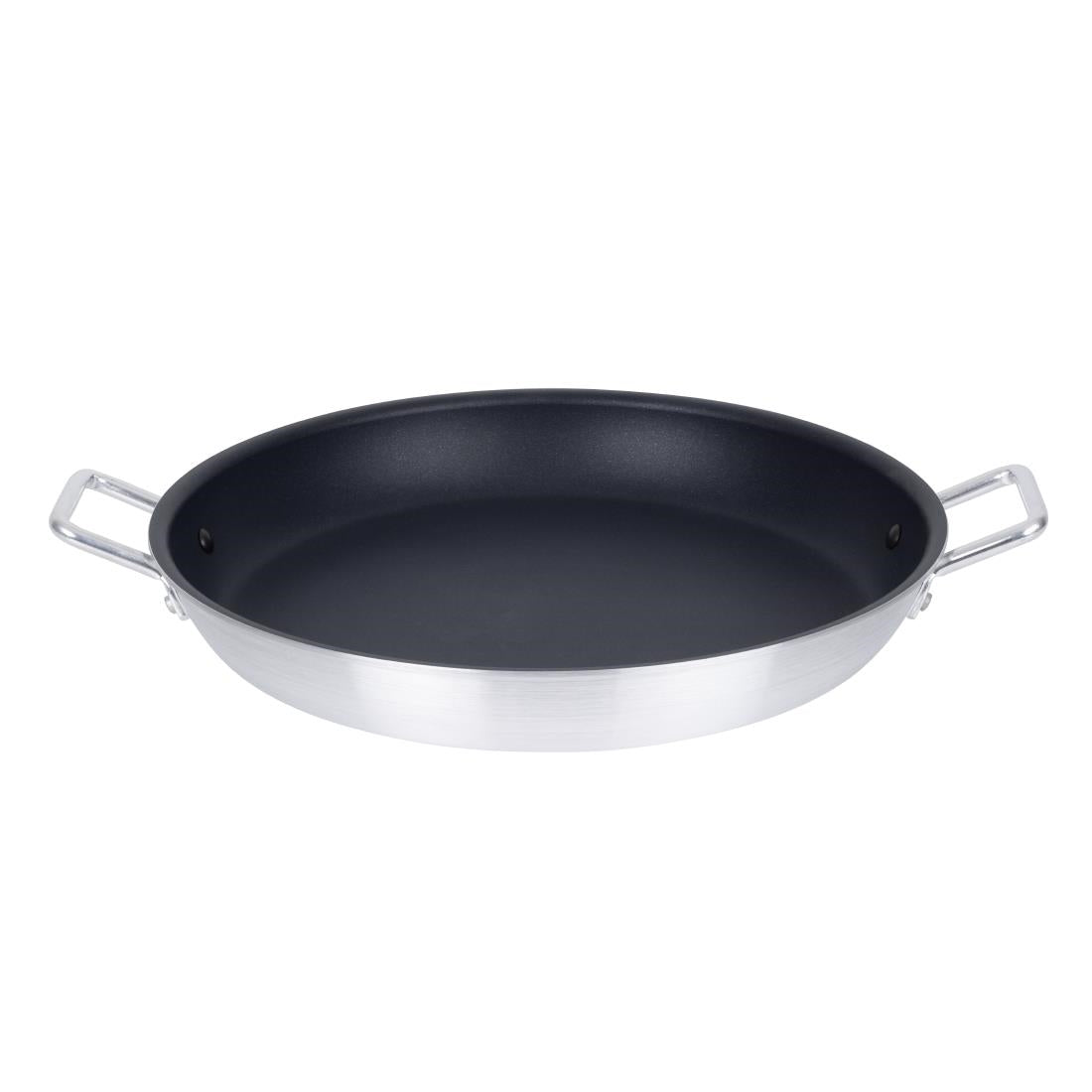 Vogue Aluminium Non-Stick Teflon Paella Pan 450mm • PAS-T369