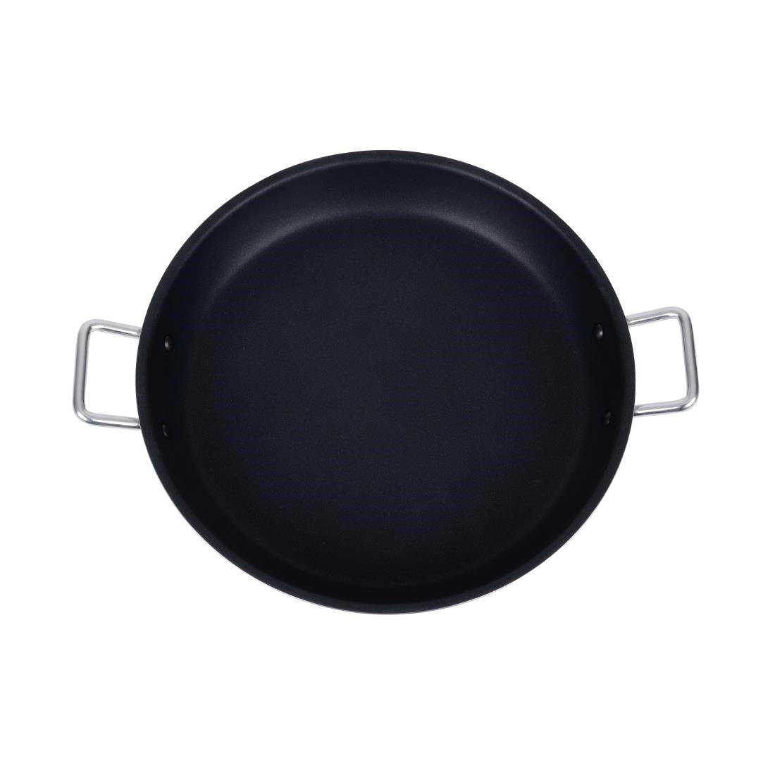 Vogue Aluminium Non-Stick Teflon Paella Pan 450mm • PAS-T369