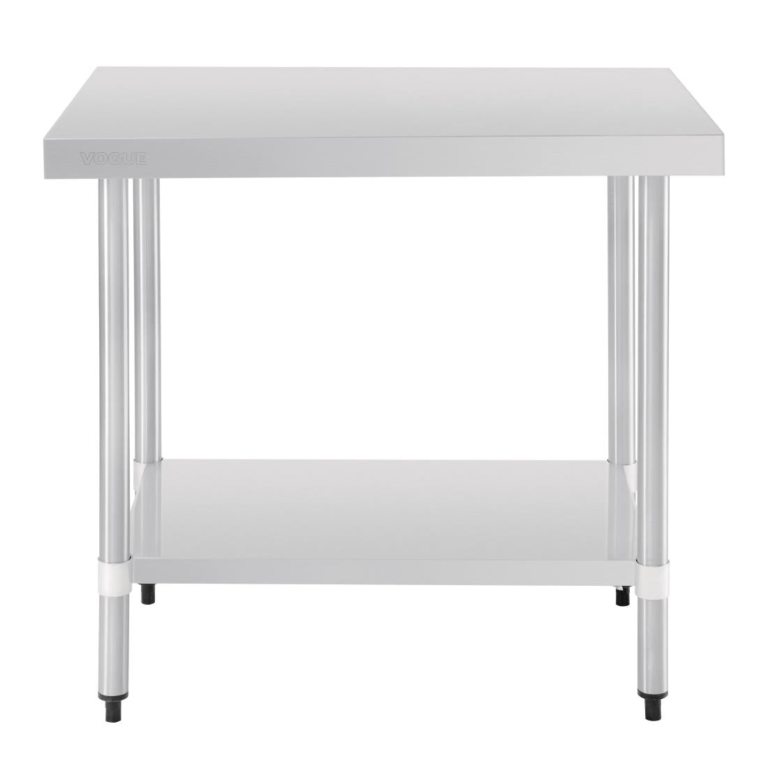 Vogue Stainless Steel Prep Table 900mm • PAS-T375