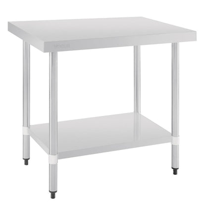 Vogue Stainless Steel Prep Table 900mm • PAS-T375