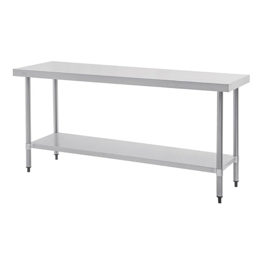 Vogue Stainless Steel Prep Table 1800mm • PAS-T378