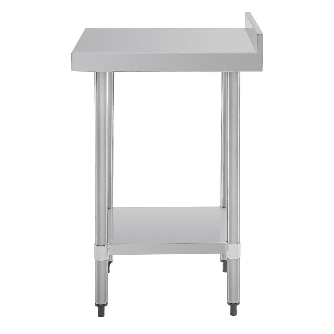 Vogue Stainless Steel Table with Upstand 600(D)mm • PAS-P_T379