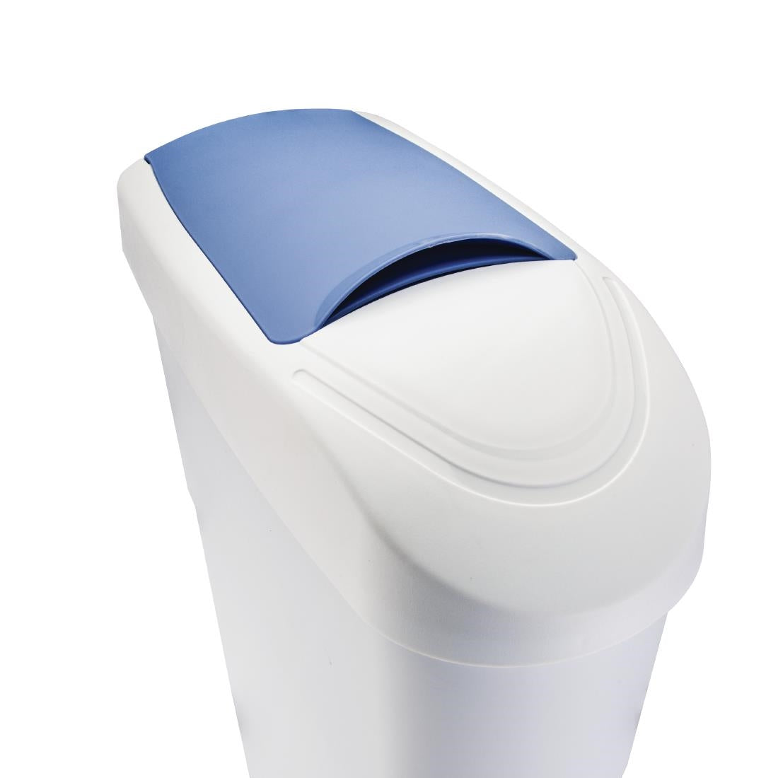 Jantex Sanitary Pedal Bin 18Ltr (Capacity: 18Ltr | Wipe-clean ABS plastic | 580(H)x190(W)x365(D)mm) • PAS-T640