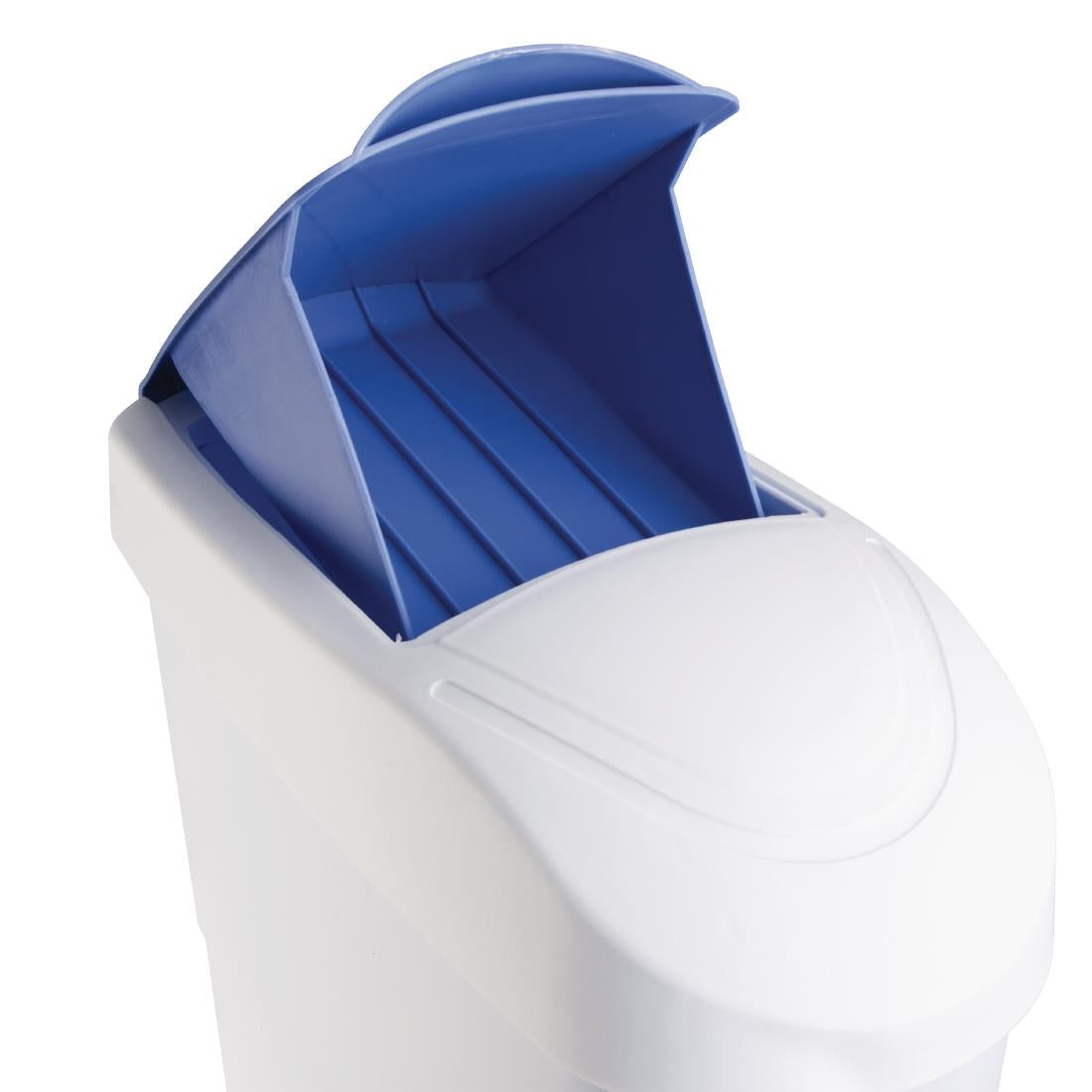 Jantex Sanitary Pedal Bin 18Ltr (Capacity: 18Ltr | Wipe-clean ABS plastic | 580(H)x190(W)x365(D)mm) • PAS-T640