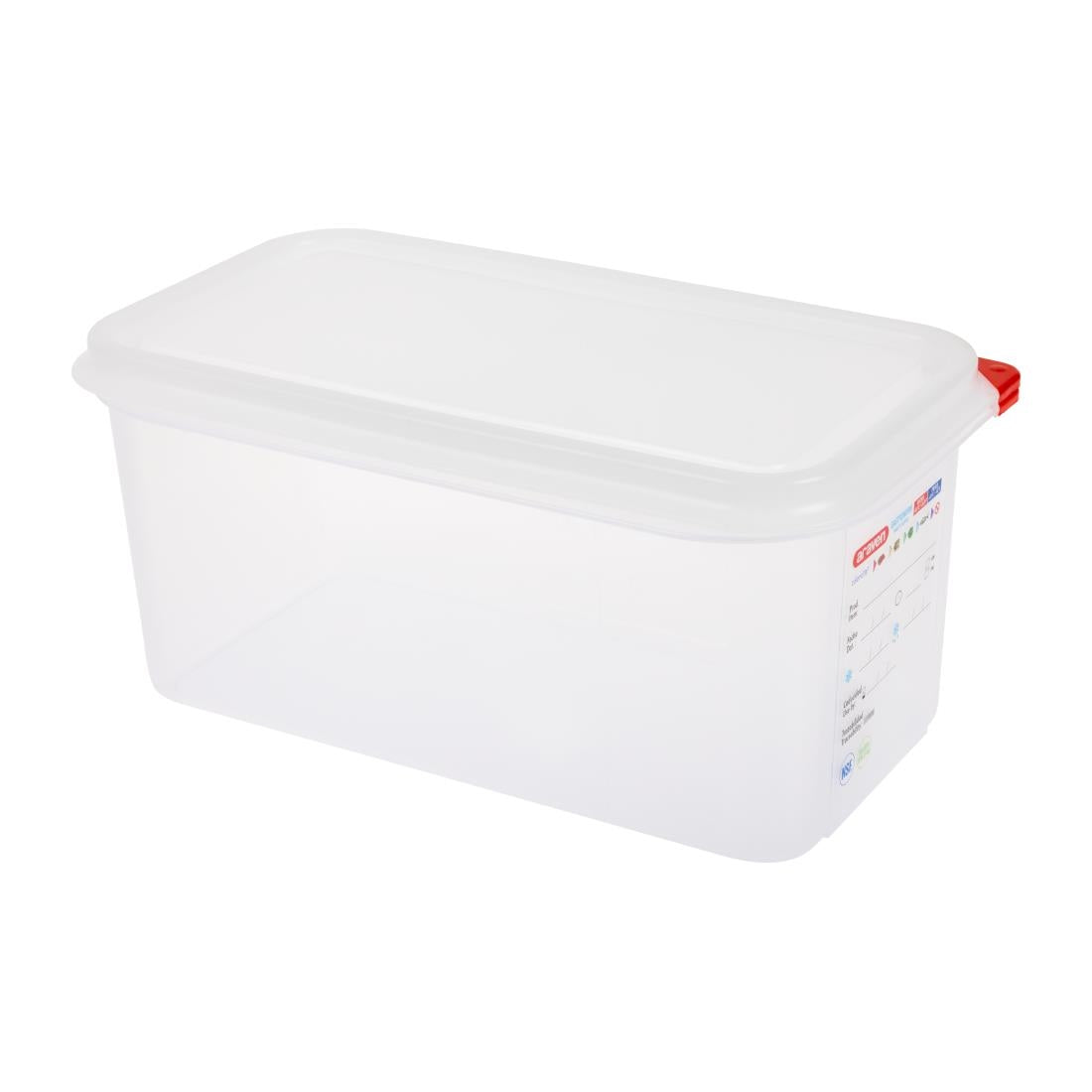 Araven Polypropylene 1/3 Gastronorm Containers With Lids 150mm (4 Pack) (Pack of 4) • PAS-T987