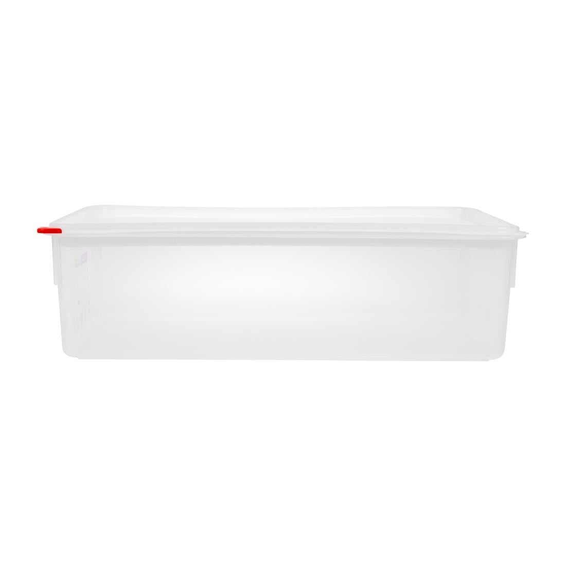 Araven Polypropylene 1/1 Gastronorm Containers With Lids 150mm (4 Pack) • PAS-T991