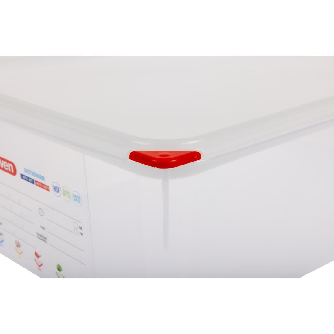 Araven Polypropylene 1/1 Gastronorm Containers With Lids 150mm (4 Pack) • PAS-T991