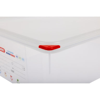 Araven Polypropylene 1/1 Gastronorm Containers With Lids 150mm (4 Pack) • PAS-T991