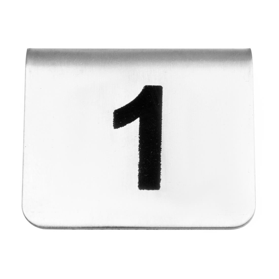 Olympia Stainless Steel Table Numbers 1-10 (10 Pack) (Pack of 10) • PAS-U046