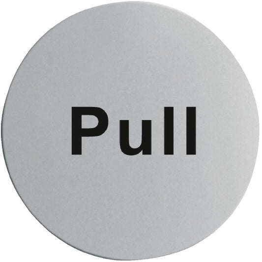 Vogue Stainless Steel Pull Door Sign • PAS-U064