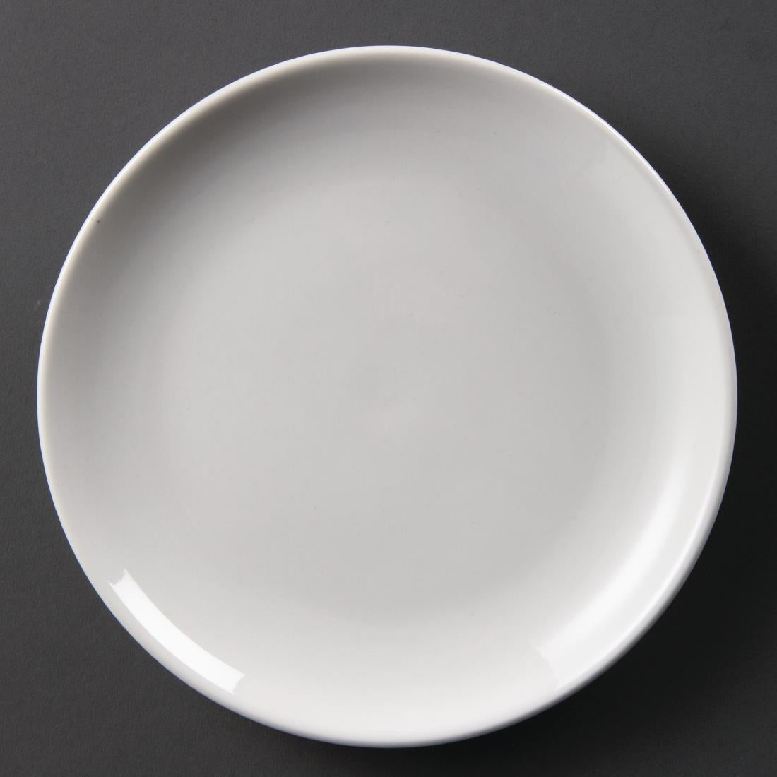 Olympia Whiteware Coupe Plate - 200mm (12 Pack) (200(Ø)mm / 8" | Pack quantity 12) • PAS-U077