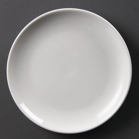 Olympia Whiteware Coupe Plate - 200mm (12 Pack) (200(Ø)mm / 8" | Pack quantity 12) • PAS-U077