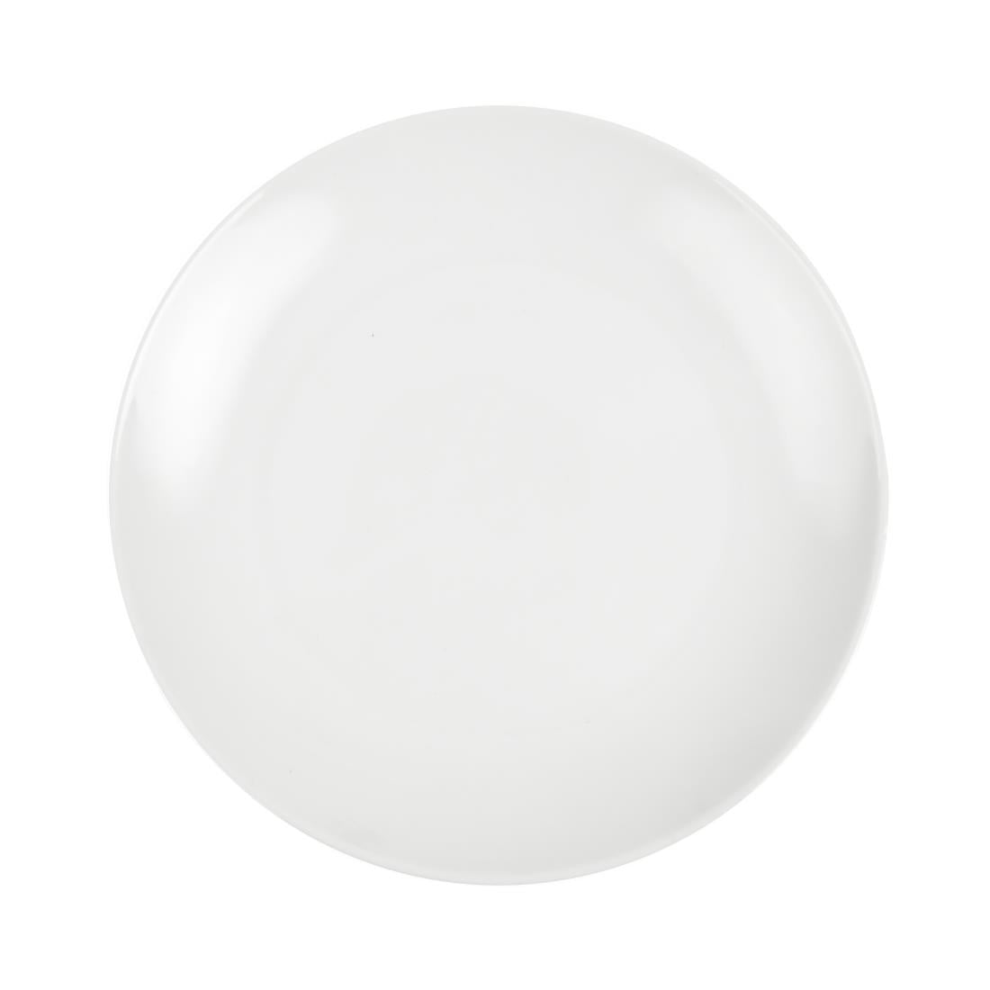 Olympia Whiteware Coupe Plate - 200mm (12 Pack) (200(Ø)mm / 8" | Pack quantity 12) • PAS-U077