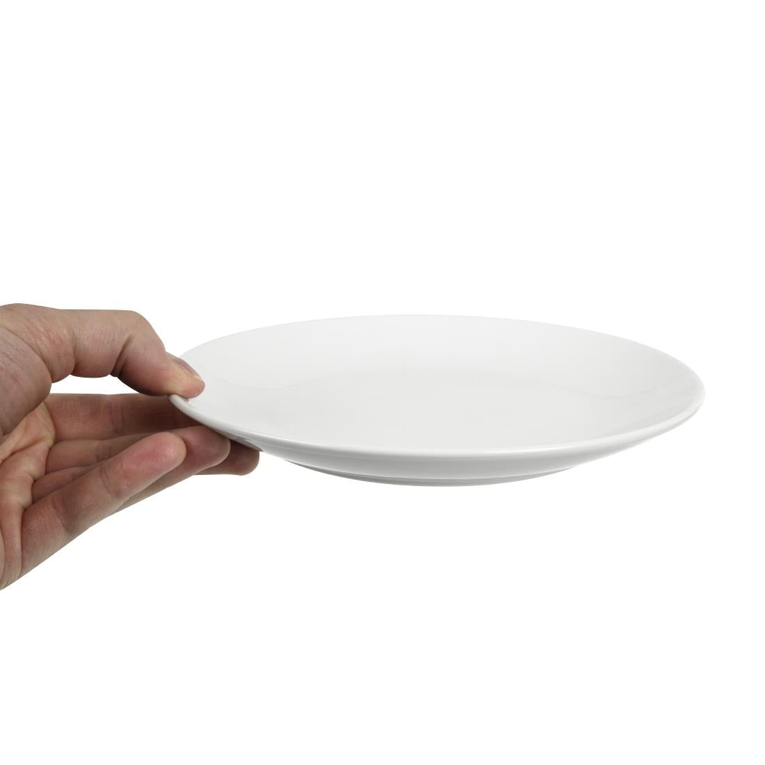 Olympia Whiteware Coupe Plate - 200mm (12 Pack) (200(Ø)mm / 8" | Pack quantity 12) • PAS-U077