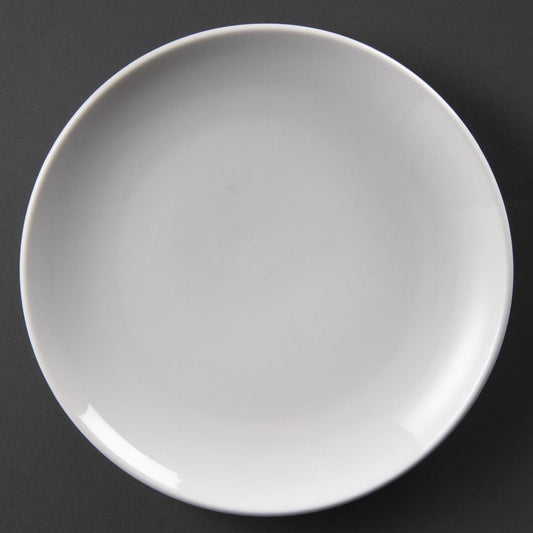 Olympia Whiteware Coupe Plate - 230mm (12 Pack) (230(Ø)mm / 9" | Pack quantity 12) • PAS-U078