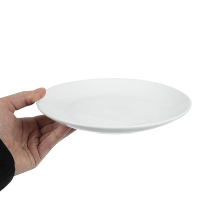 Olympia Whiteware Coupe Plate - 230mm (12 Pack) (230(Ø)mm / 9" | Pack quantity 12) • PAS-U078