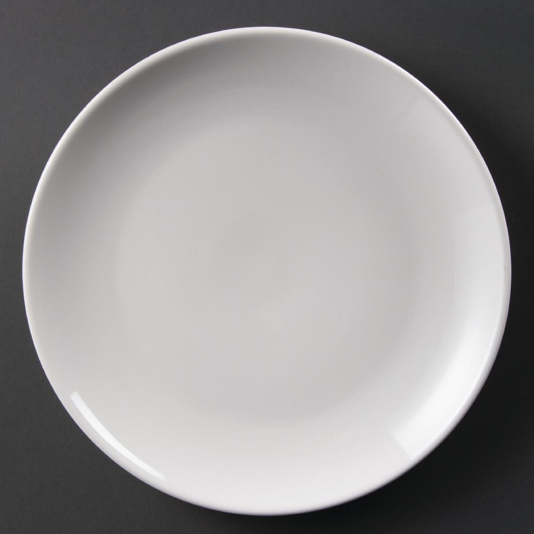 Olympia Whiteware Coupe Plates 250mm (12 Pack) (Pack of 12) • PAS-U079