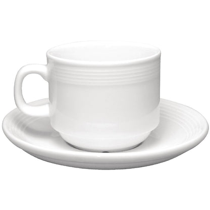 Olympia Linear Stacking Tea Cups 200ml 7oz (12 Pack) • PAS-U084