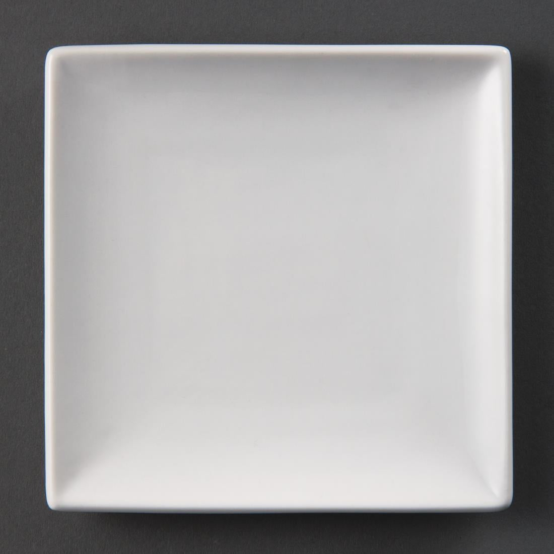 Olympia Whiteware Square Plate - 140mm (12 Pack) (140mm/ 5 1/2". White. Pack quantity: 12.) • PAS-U153