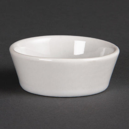 Olympia Whiteware Sloping Edge Bowls 50mm (12 Pack) (Pack of 12) • PAS-U161