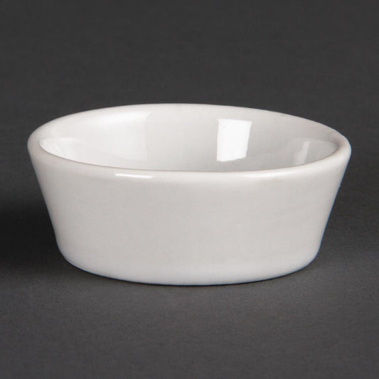 Olympia Whiteware Sloping Edge Bowl - 50mm (12 Pack) • PAS-U161