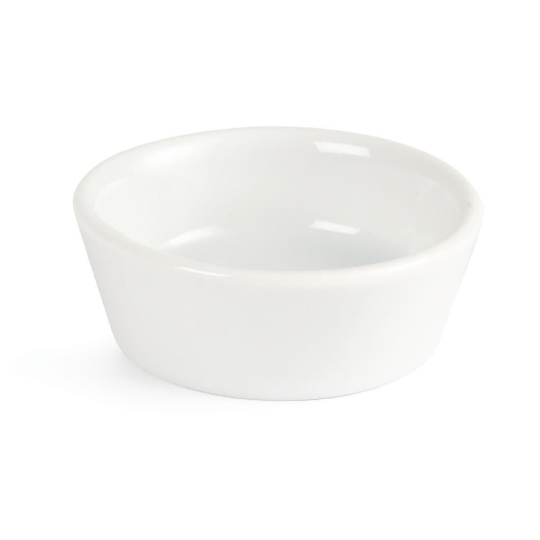 Olympia Whiteware Sloping Edge Bowls 50mm (12 Pack) (Pack of 12) • PAS-U161