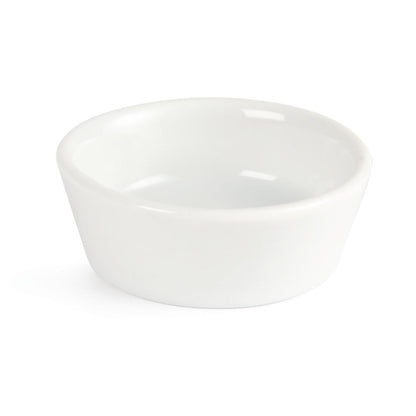Olympia Whiteware Sloping Edge Bowls 50mm (12 Pack) (Pack of 12) • PAS-U161