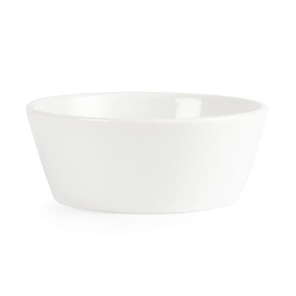 Olympia Whiteware Sloping Edge Bowl - 120mm (Box 12) • PAS-U163