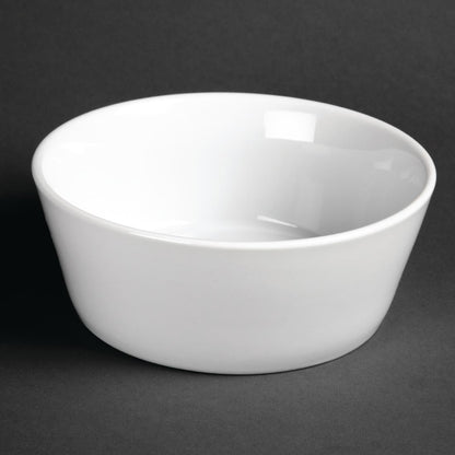Olympia Whiteware Sloping Edge Bowls 150mm (12 Pack) (Pack of 12) • PAS-U164