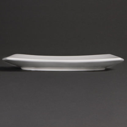 Olympia Whiteware Rounded Square Plate - 240mm (Box 12) • PAS-U170