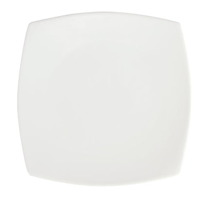 Olympia Whiteware Rounded Square Plate - 240mm (Box 12) • PAS-U170