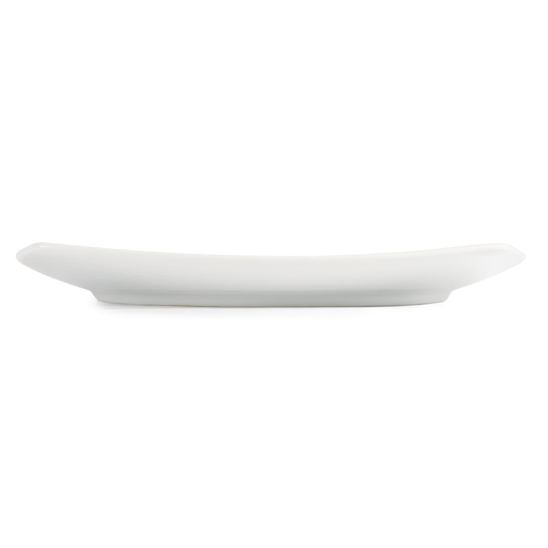 Olympia Whiteware Rounded Square Plate - 240mm (Box 12) • PAS-U170