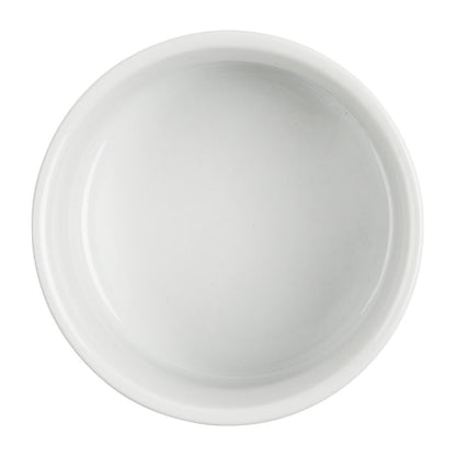 Olympia Whiteware Contemporary Ramekins 90mm (12 Pack) (Pack of 12) • PAS-U176