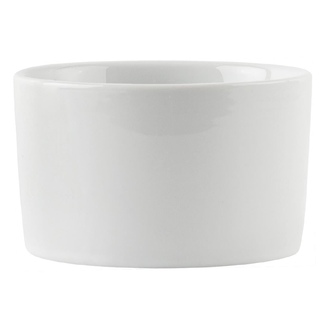 Olympia Whiteware Contemporary Ramekin - 185ml 6.25fl oz (12 Pack) (90(Ø)mm / 3.5" | Pack quantity 12) • PAS-U176